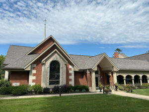 Paterno Catholic Student Faith Center as seen from Park Avenue